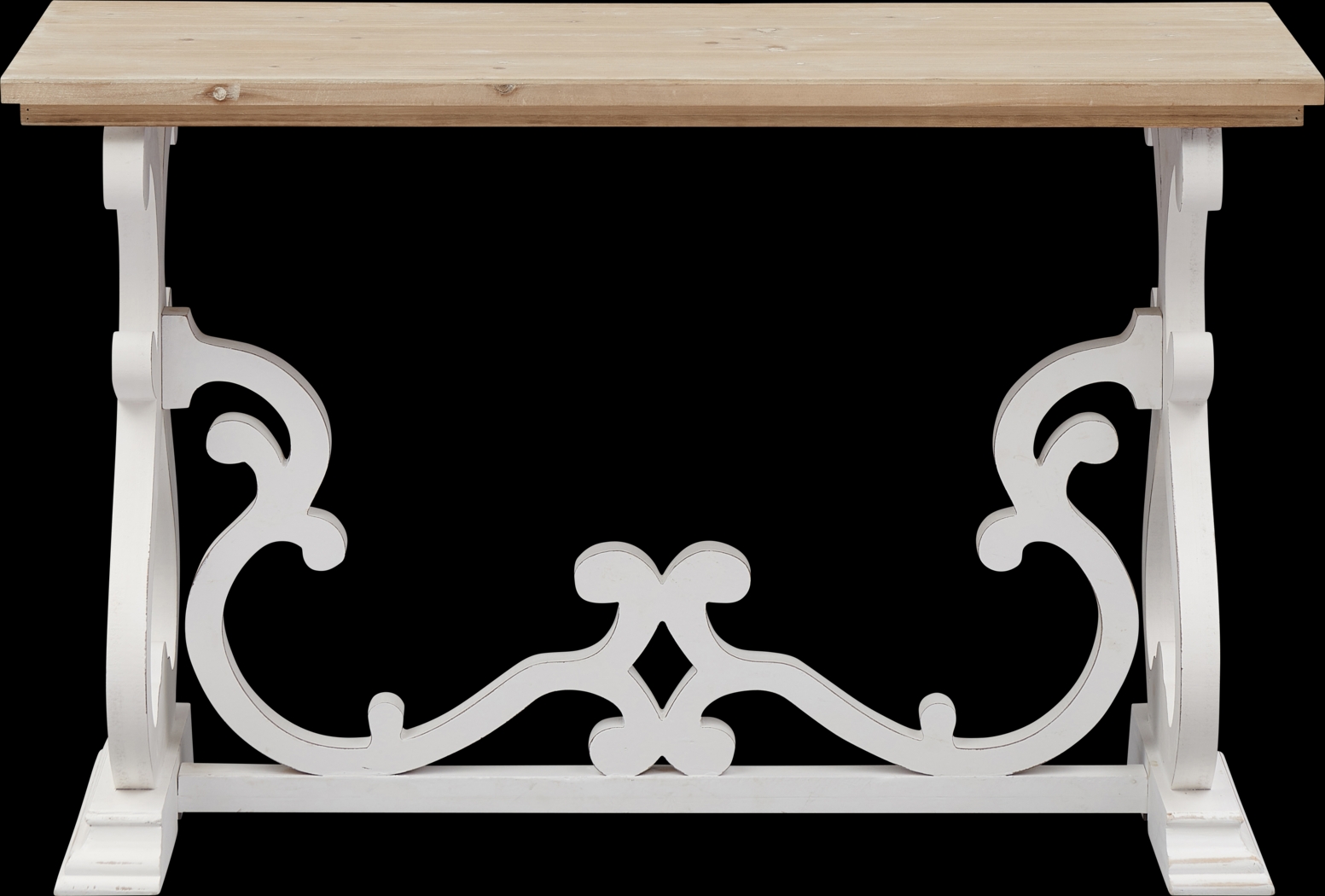 Wiginton White Sofa Table - Thumbnail - Image 2