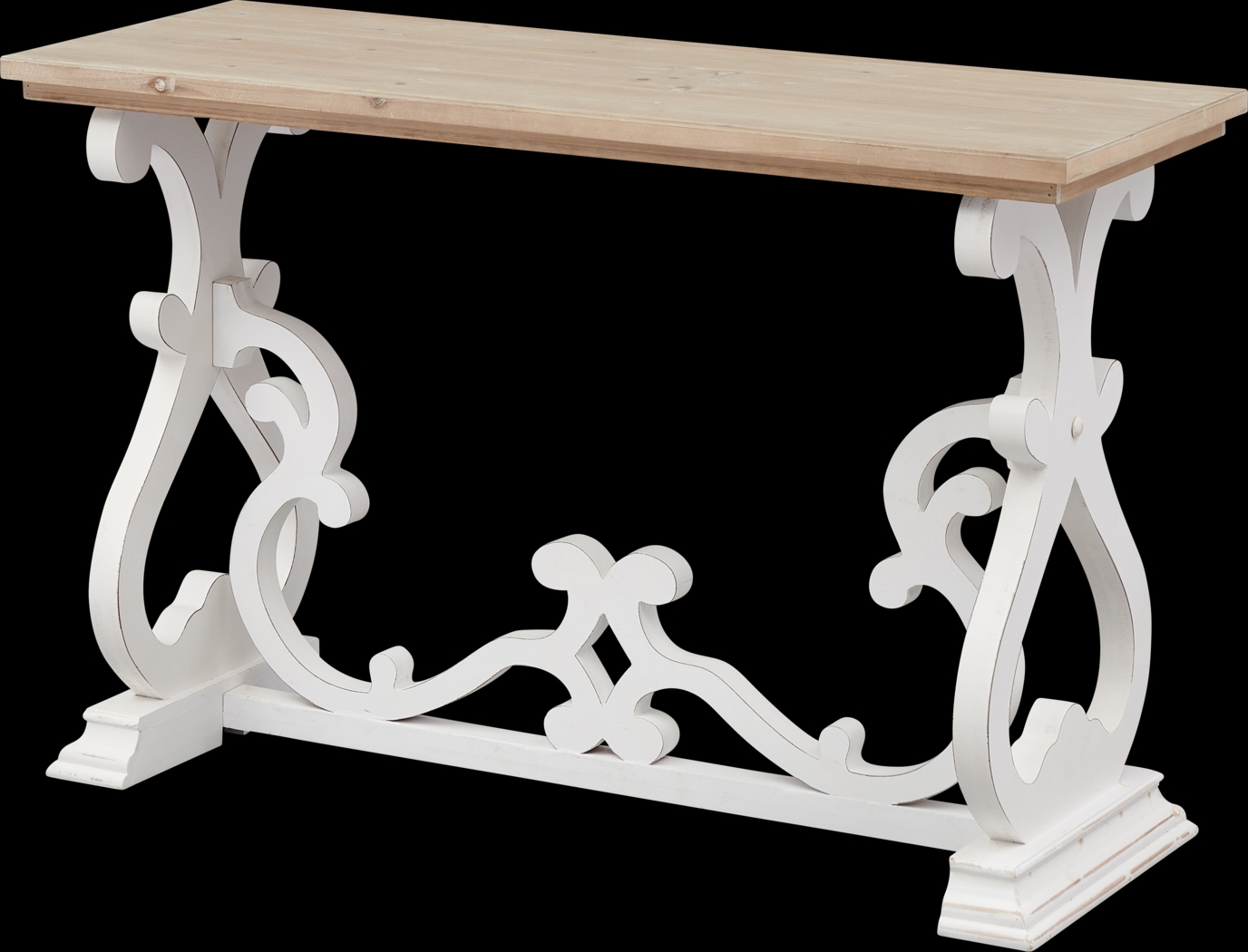 Wiginton White Sofa Table - Thumbnail - Image 1