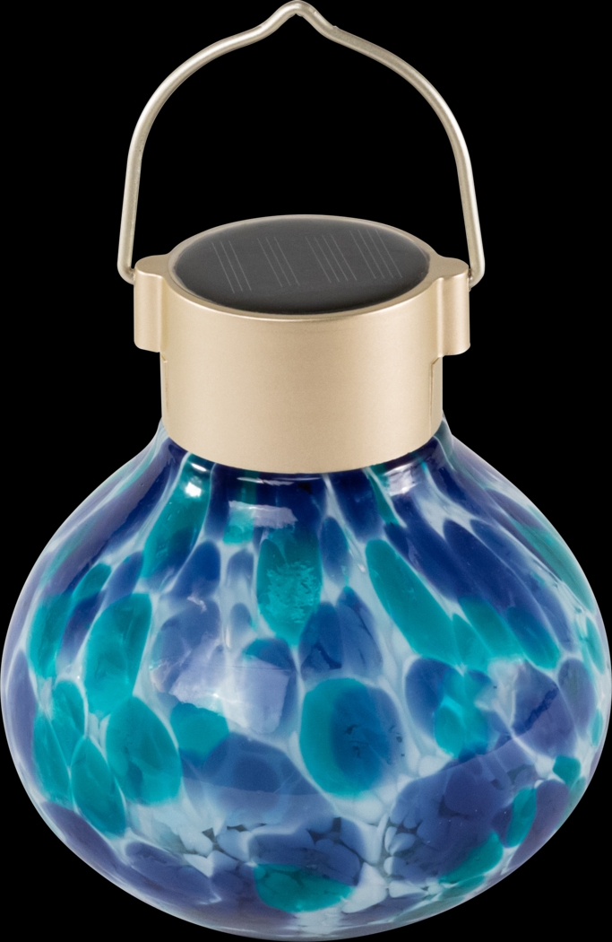 Wigly Trail Outdoor Blue Solar Lantern - Thumbnail - Image 23