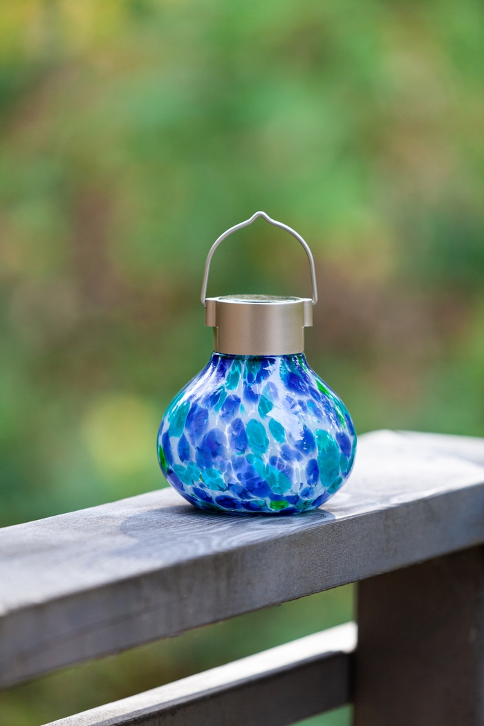 Wigly Trail Outdoor Blue Solar Lantern - Thumbnail - Image 9