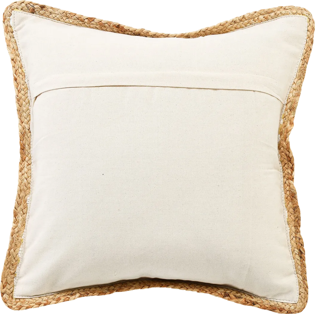 Wihara Yellow Pillow, Set of 2 - Thumbnail - Image 3