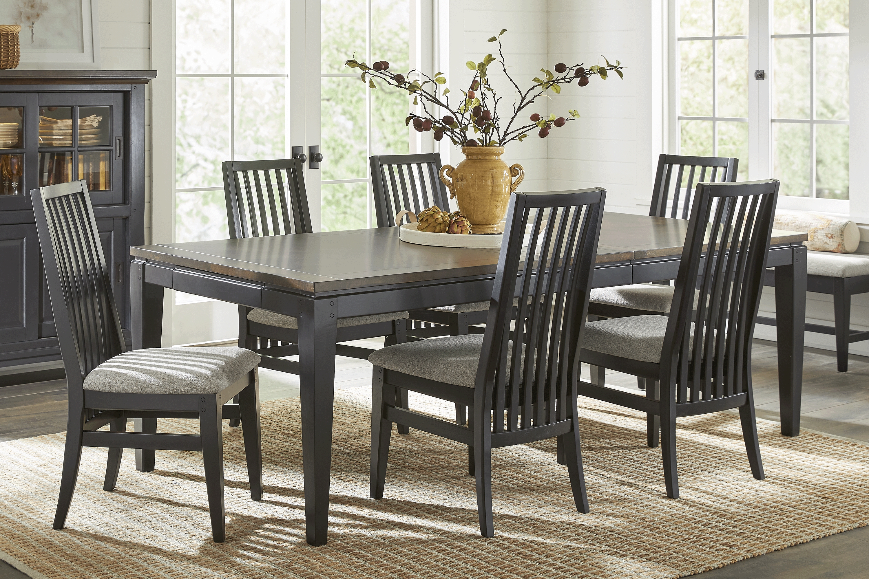 Williamsport Brown Cherry 5 Pc Dining Room - Thumbnail - Image 1