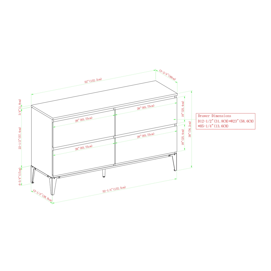 Wilamore Oak 52 in. Console - Thumbnail - Image 5