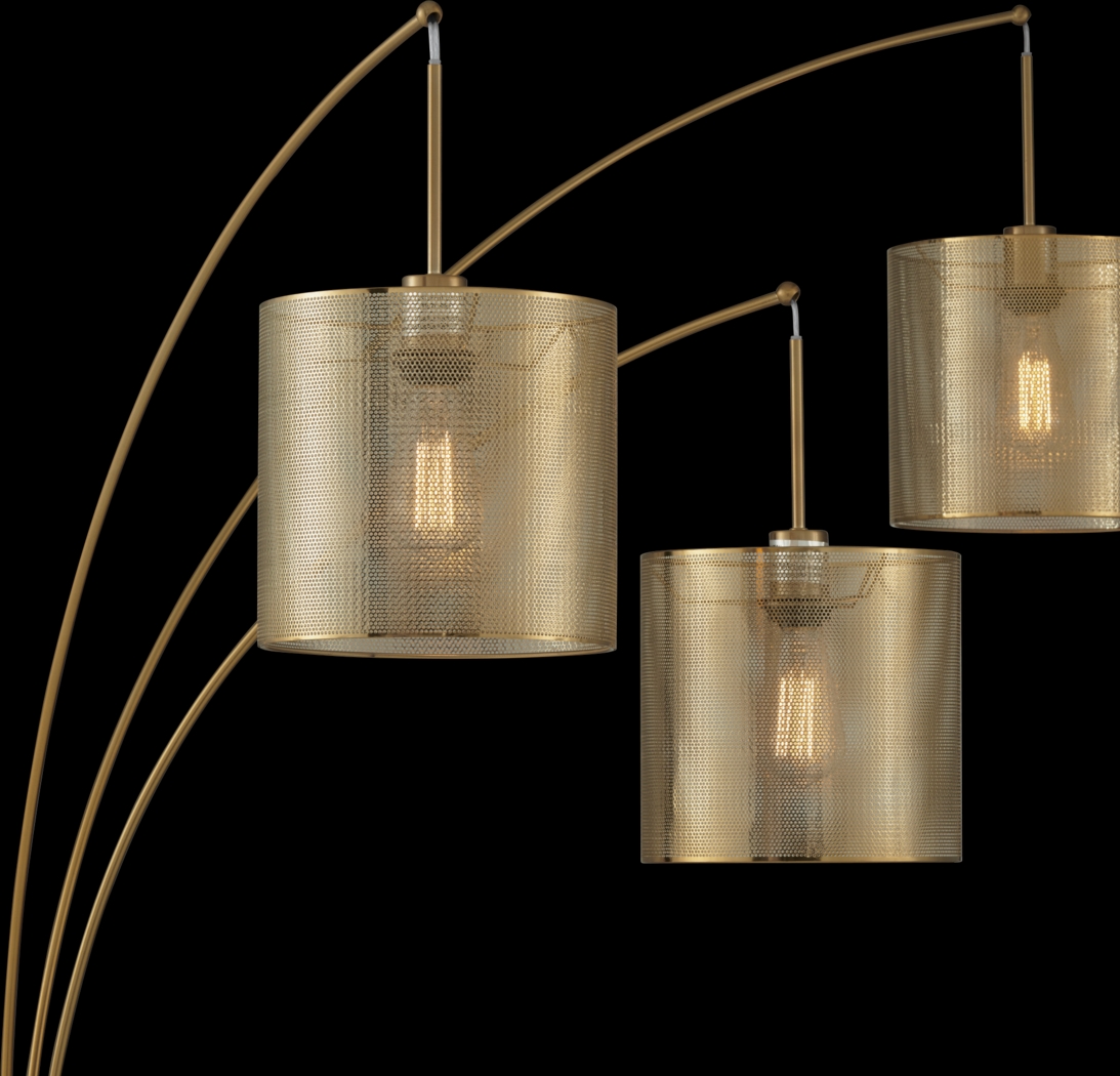 Wilana Shade Brass Floor Lamp - Thumbnail - Image 3