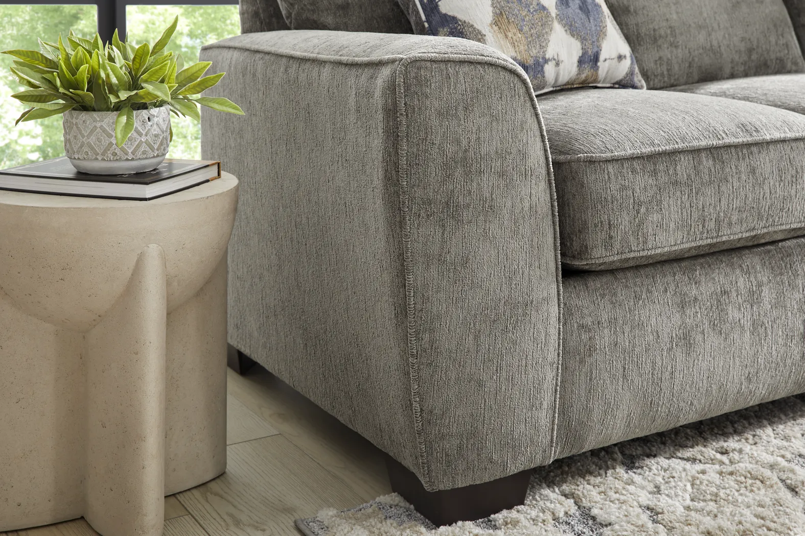 Wilcox Gray 3 Pc Living Room - Thumbnail - Image 14