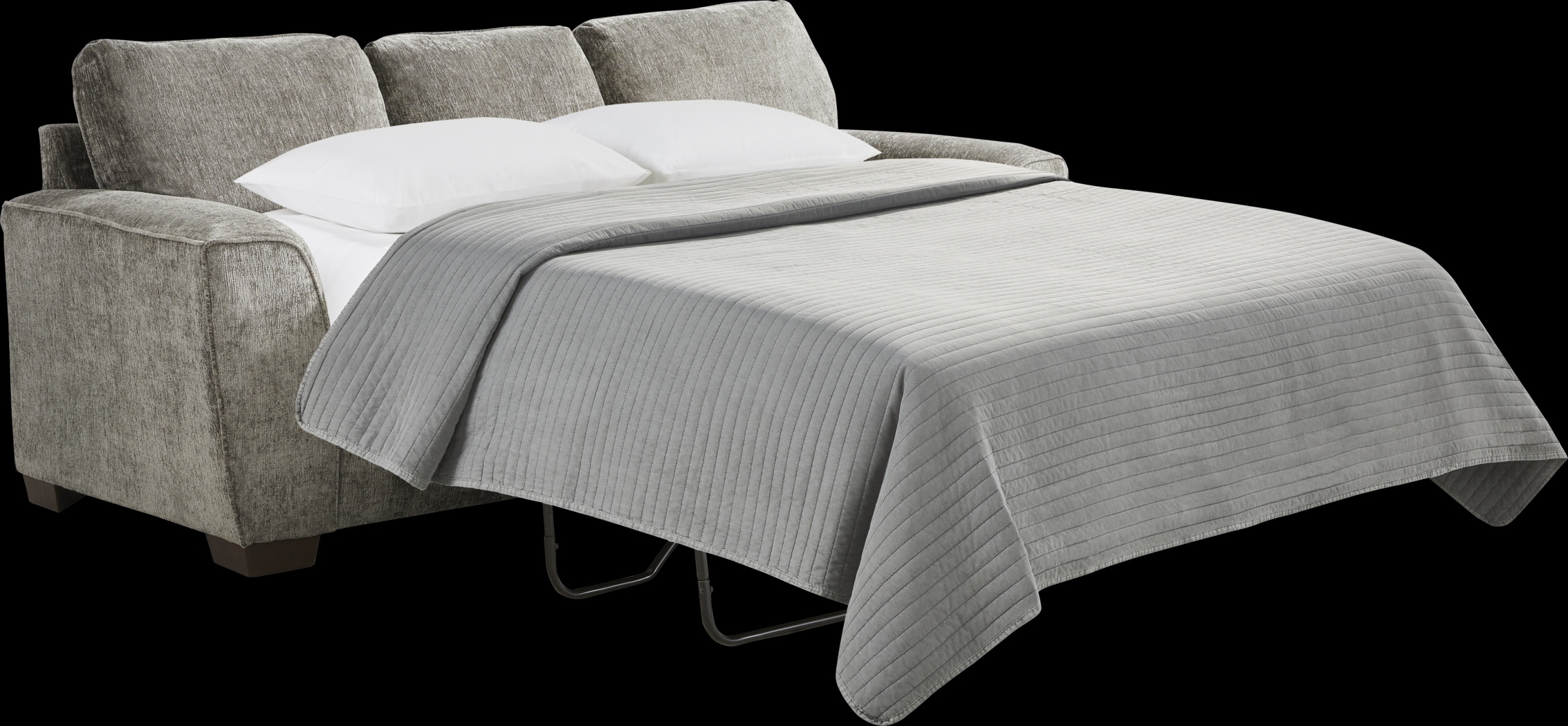 Wilcox Gray Sleeper Sofa - Thumbnail - Image 2