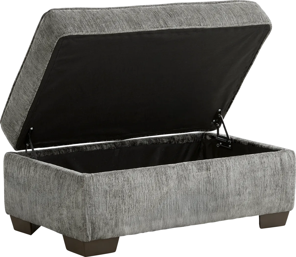 Wilcox Gray Storage Ottoman - Thumbnail - Image 3