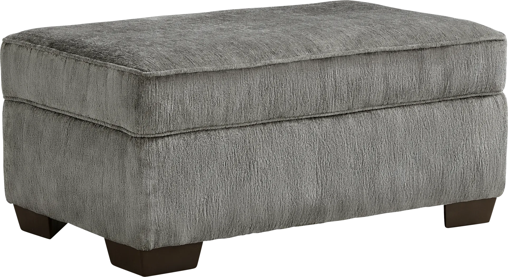 Wilcox Gray Storage Ottoman - Thumbnail - Image 1