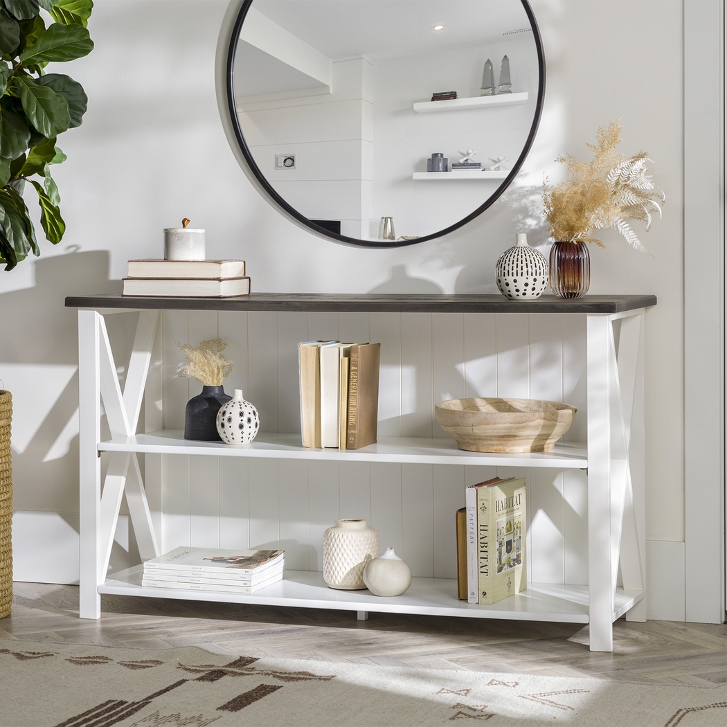 Wildacre White Sofa Table - Thumbnail - Image 2