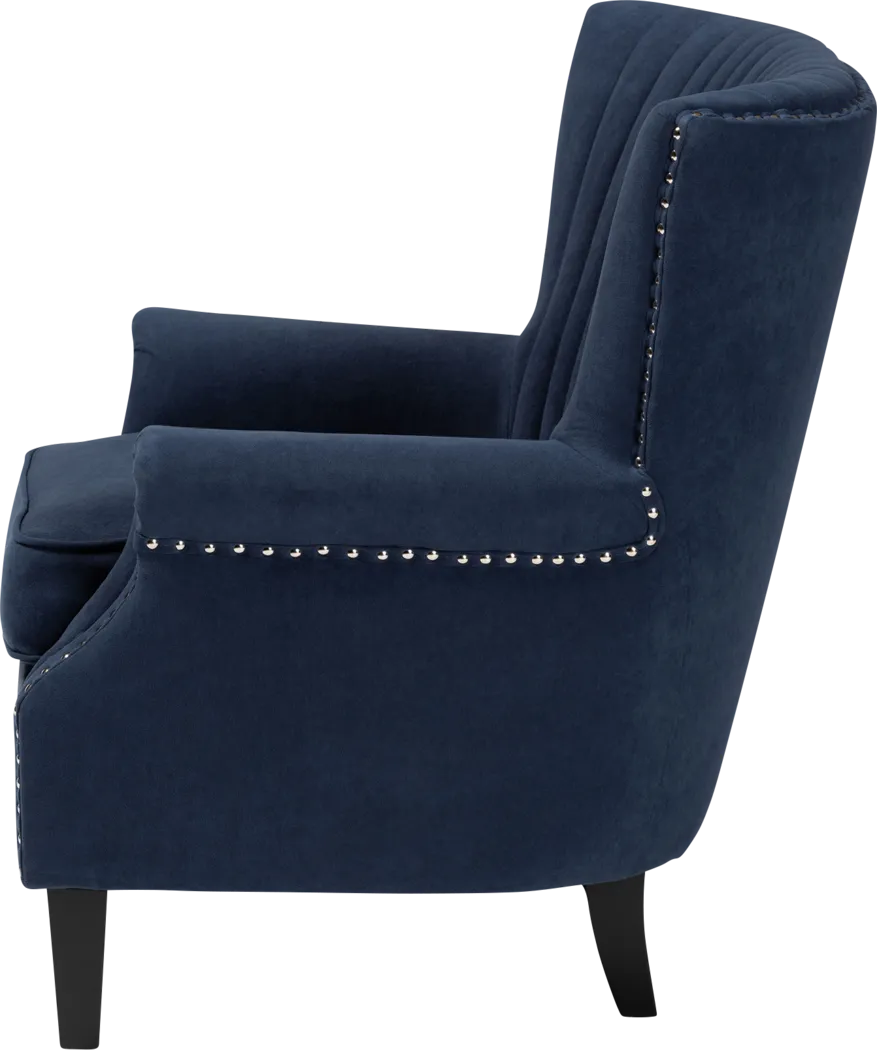 Wildair Navy Accent Chair - Thumbnail - Image 3