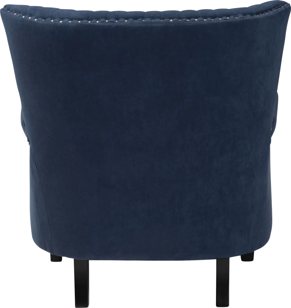 Wildair Navy Accent Chair - Thumbnail - Image 4