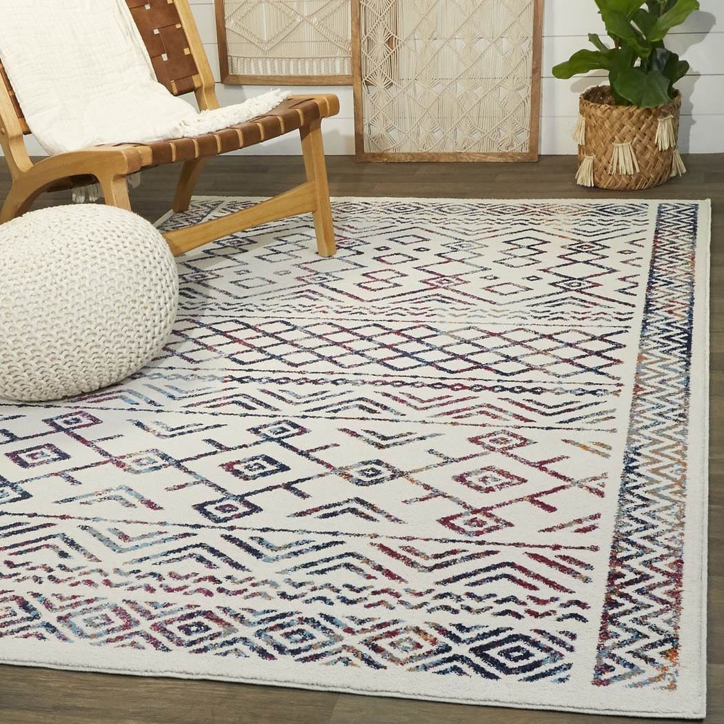 Wildbrook Blue 5'3 x 7' Rug - Thumbnail - Image 2