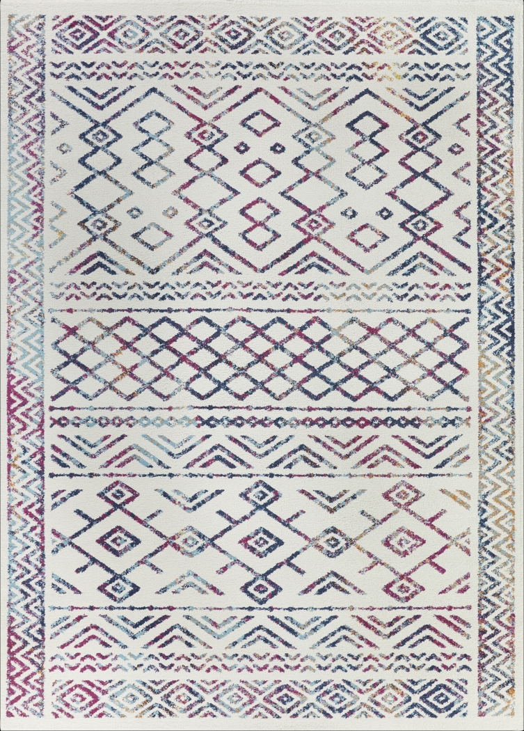 Wildbrook Blue 5'3 x 7' Rug - Thumbnail - Image 1