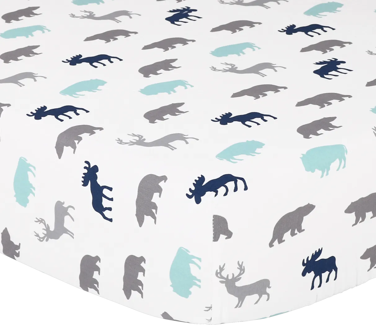 Wilderness Dreams Blue 3 Pc Baby Bedding Set - Thumbnail - Image 3