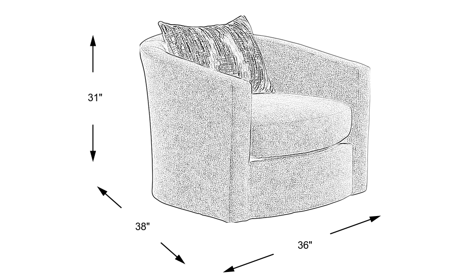 Dimension Image. Please refer to the Dimension Tab on this page for dimension details.