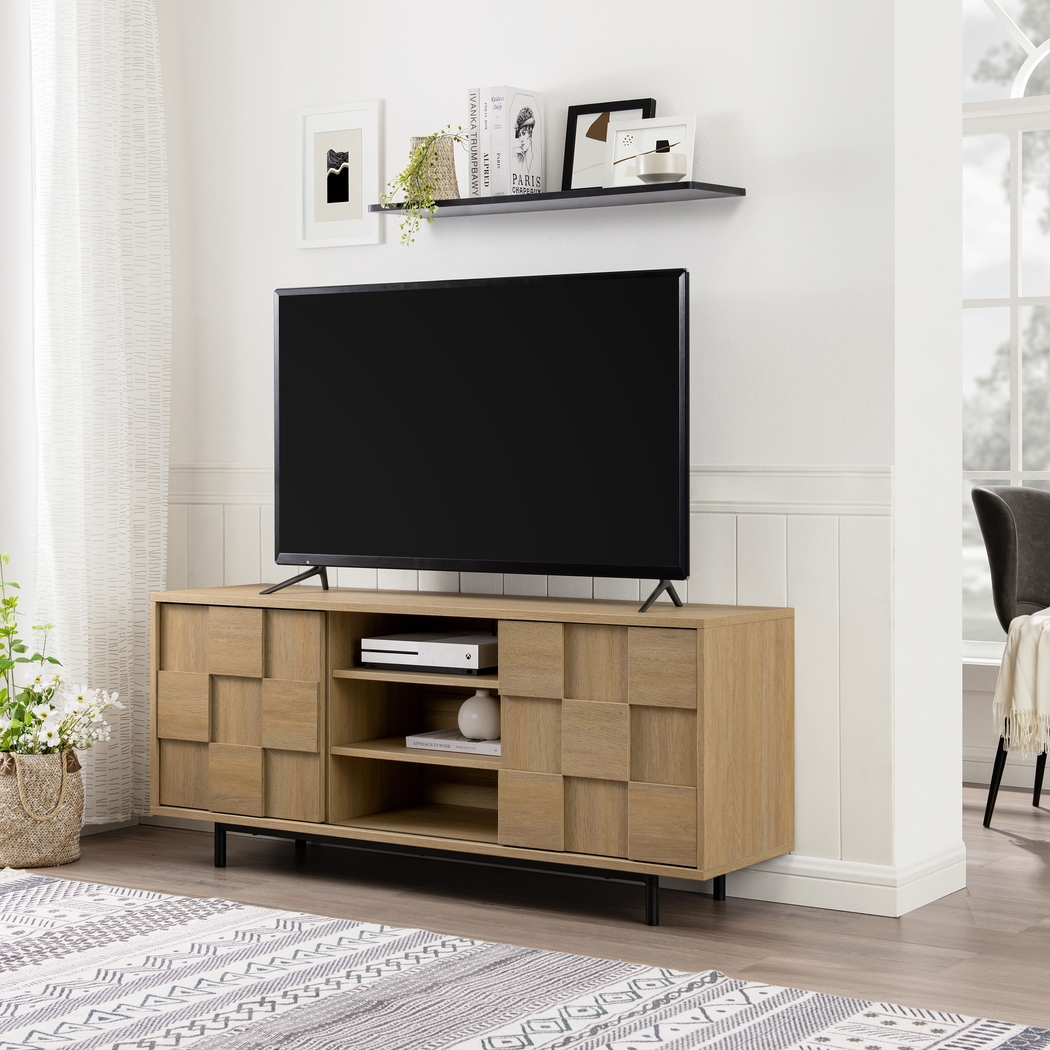 Wileyvale Light Oak 55 in. Console - Thumbnail - Image 3