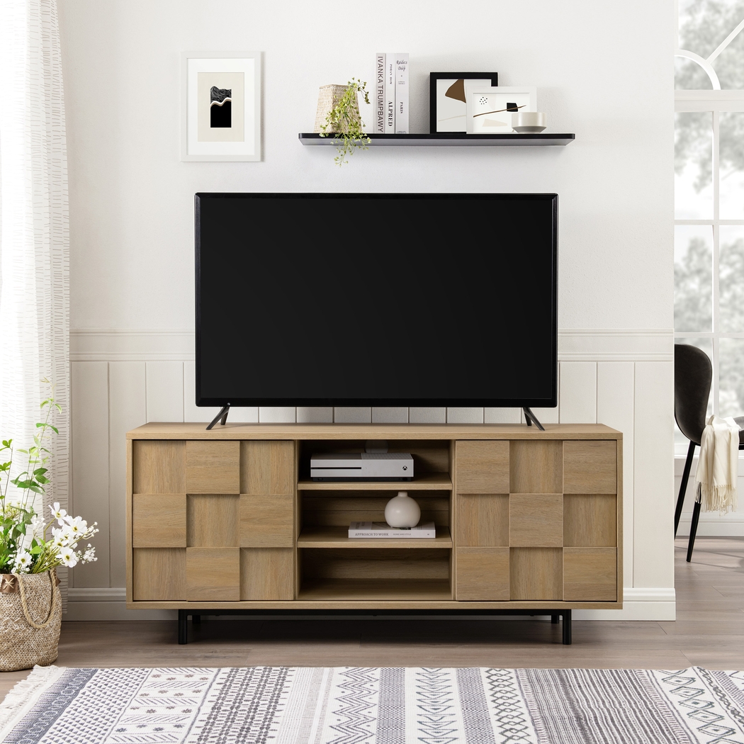 Wileyvale Light Oak 55 in. Console - Thumbnail - Image 4