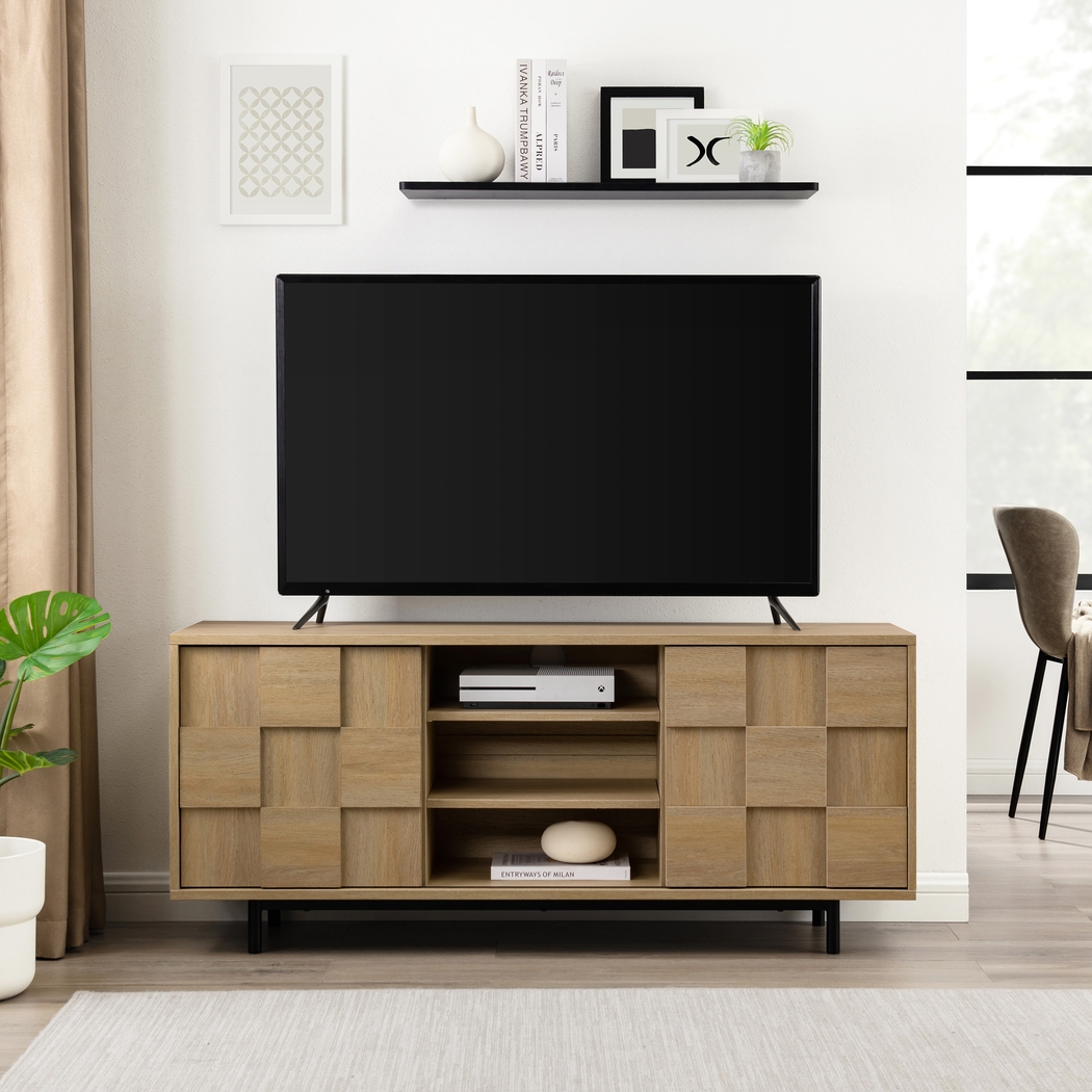 Wileyvale Light Oak 55 in. Console - Thumbnail - Image 5