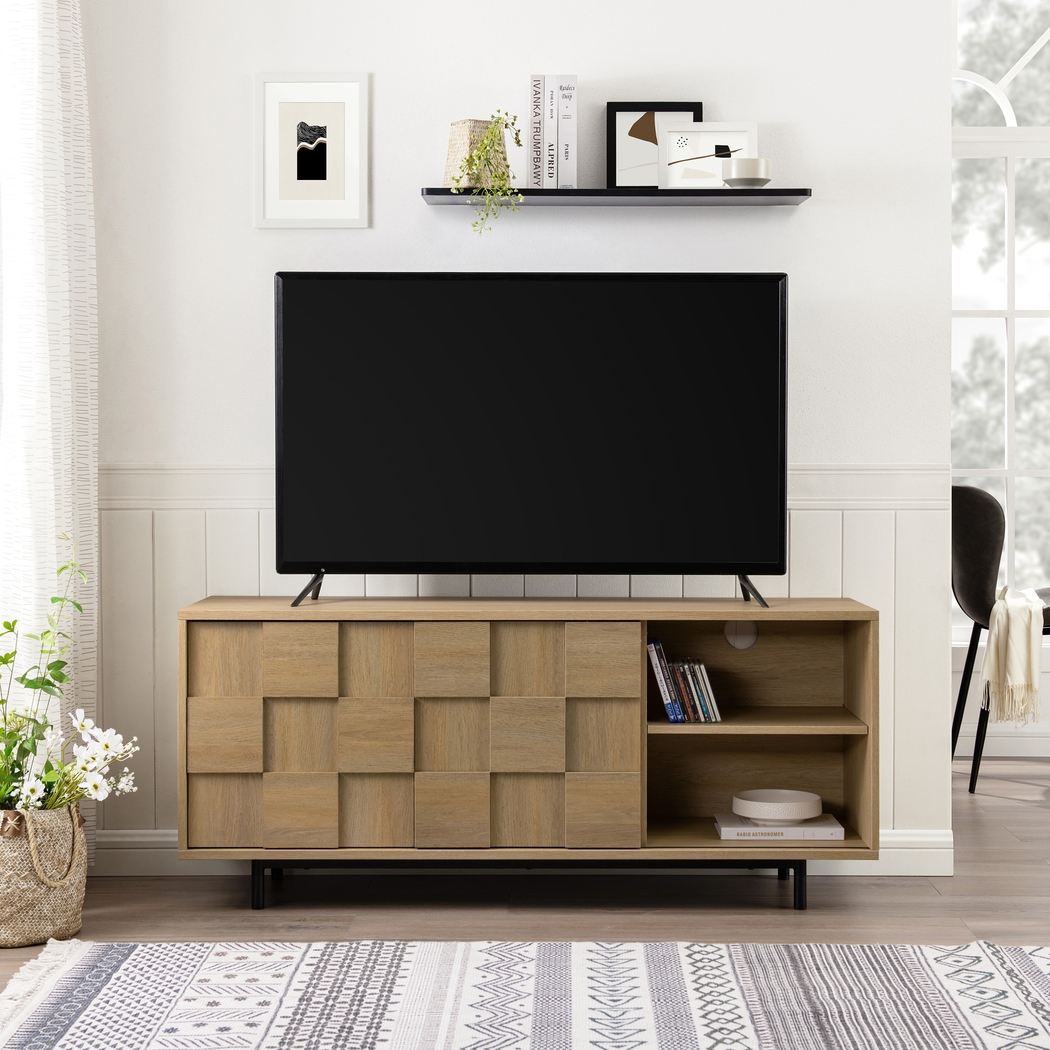 Wileyvale Light Oak 55 in. Console - Thumbnail - Image 7