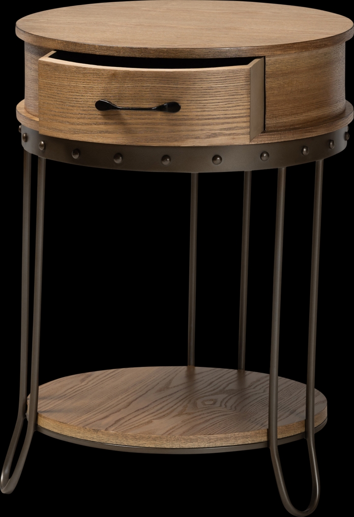 Wilfert Brown End Table - Thumbnail - Image 2
