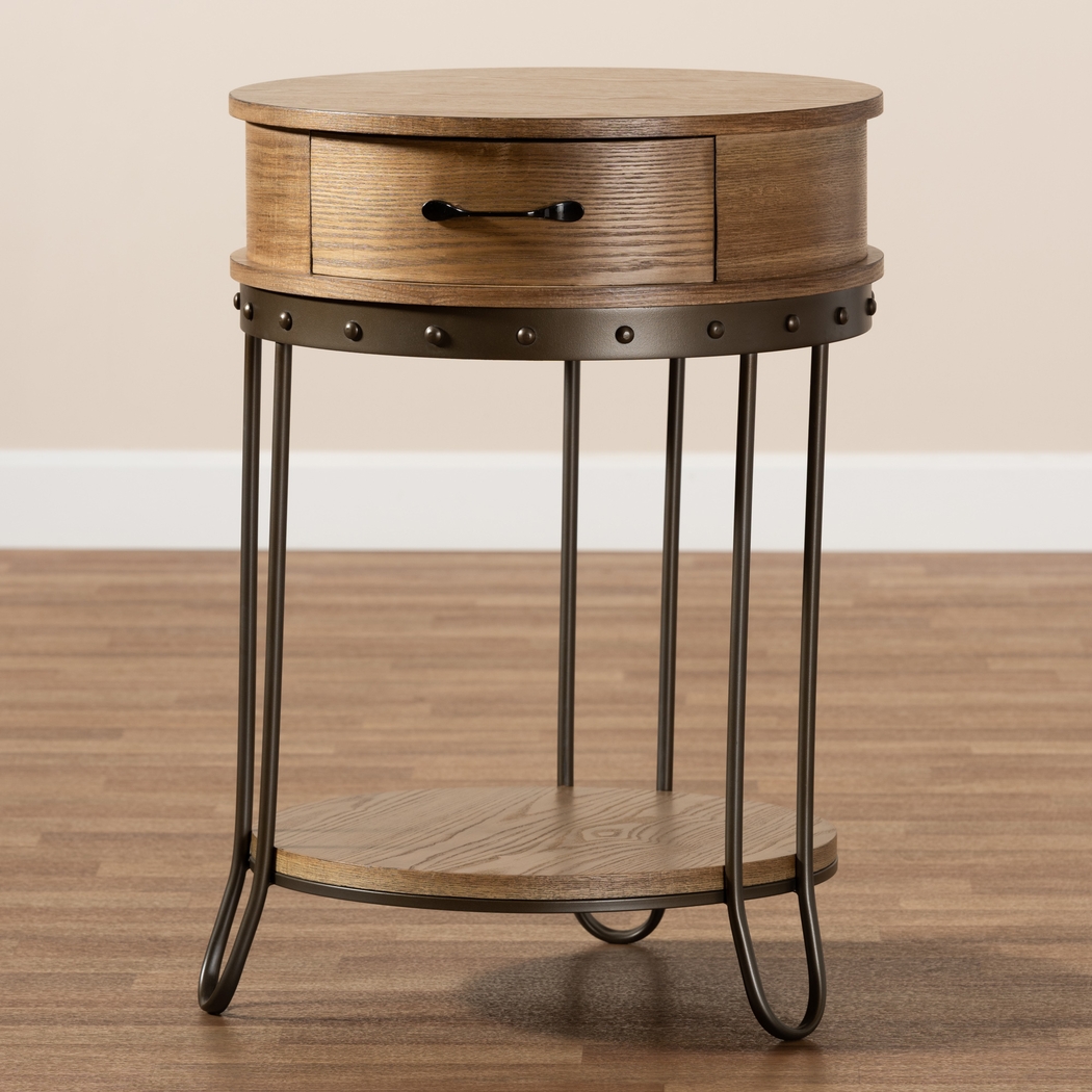 Wilfert Brown End Table - Thumbnail - Image 8