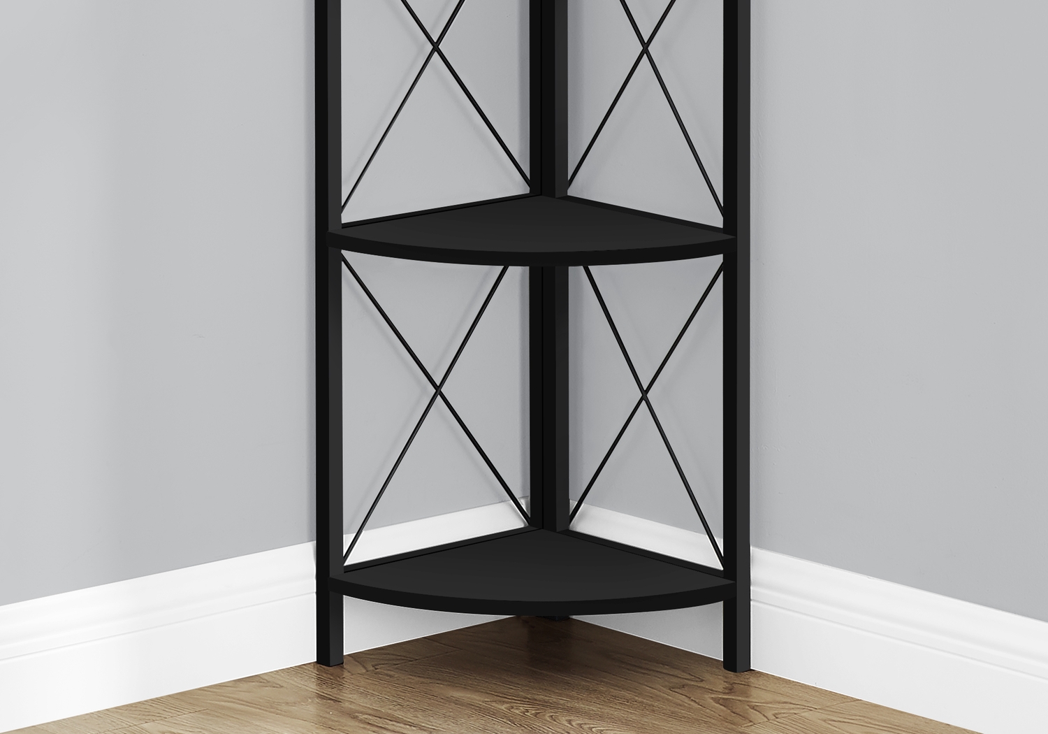 Wilford Black Bookcase - Thumbnail - Image 2