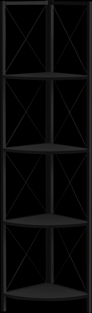 Wilford Black Bookcase - Thumbnail - Image 1