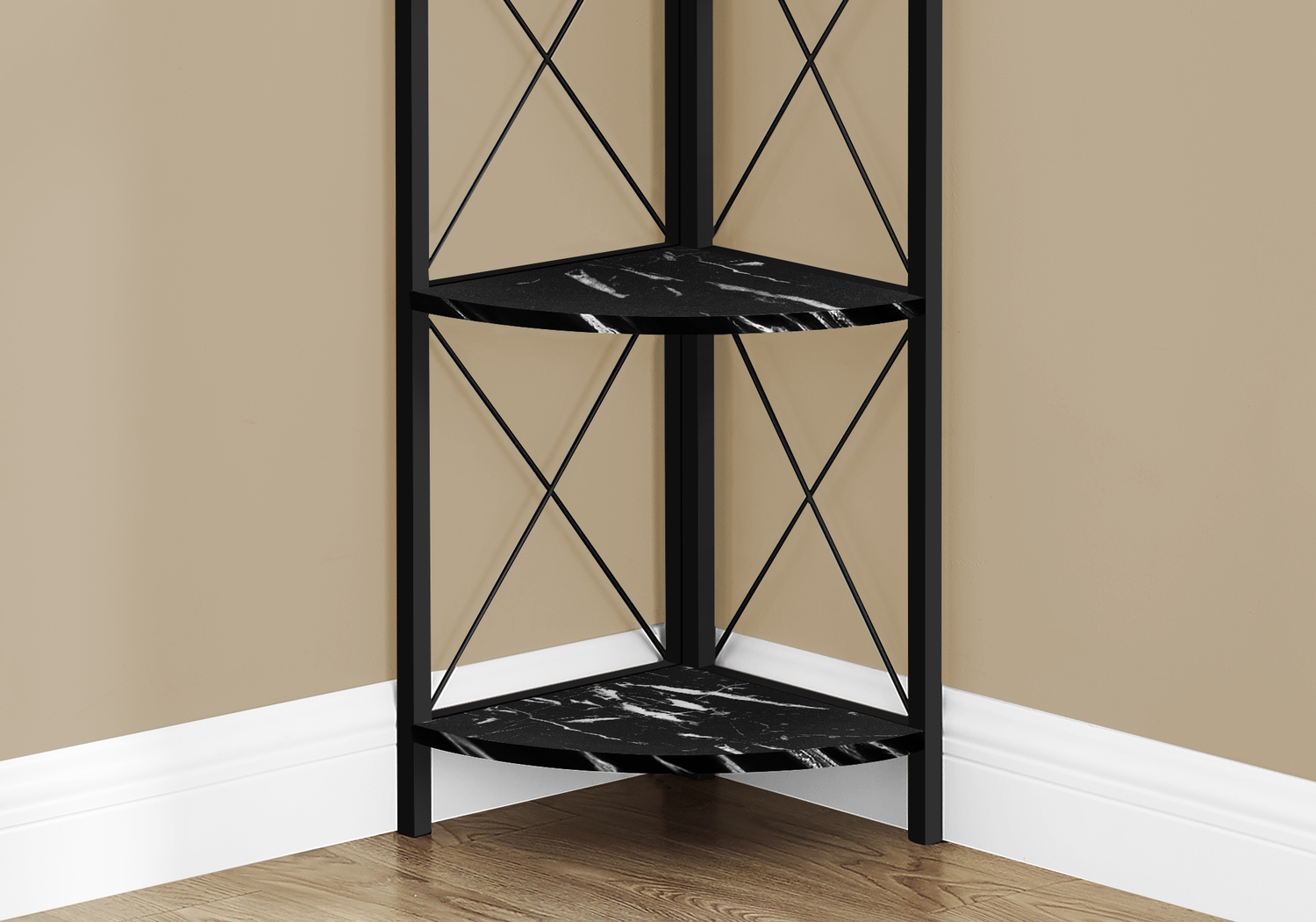 Wilford Black Marble Bookcase - Thumbnail - Image 2