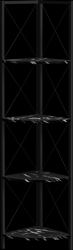 Wilford Black Marble Bookcase - Thumbnail - Image 1