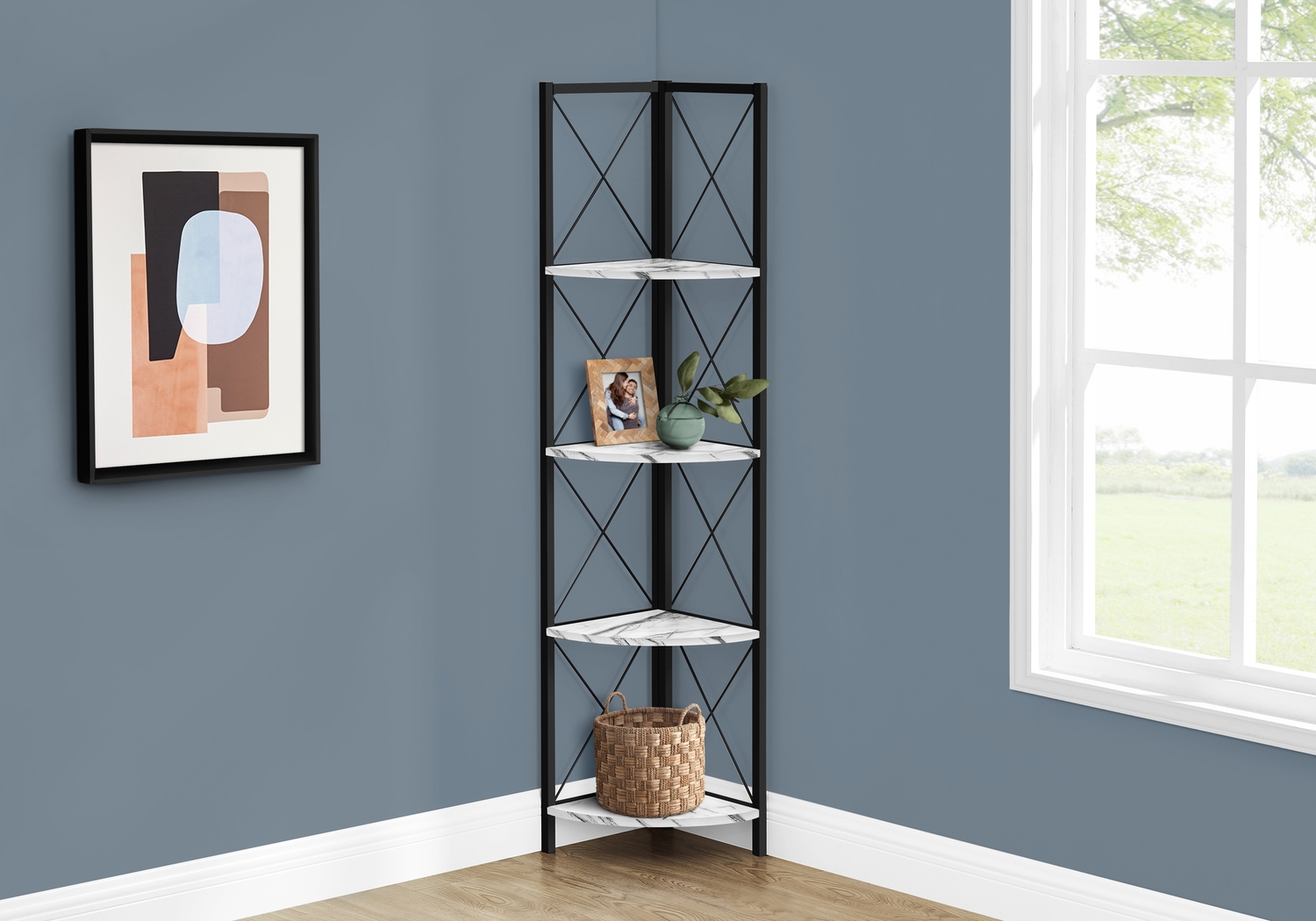 Wilford White Bookcase - Thumbnail - Image 3