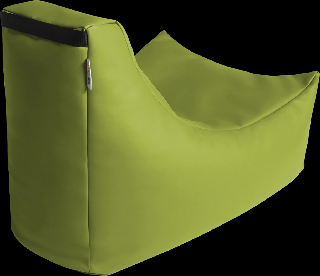 Kids Wilfy Green Small Bean Bag Chair - Thumbnail - Image 4