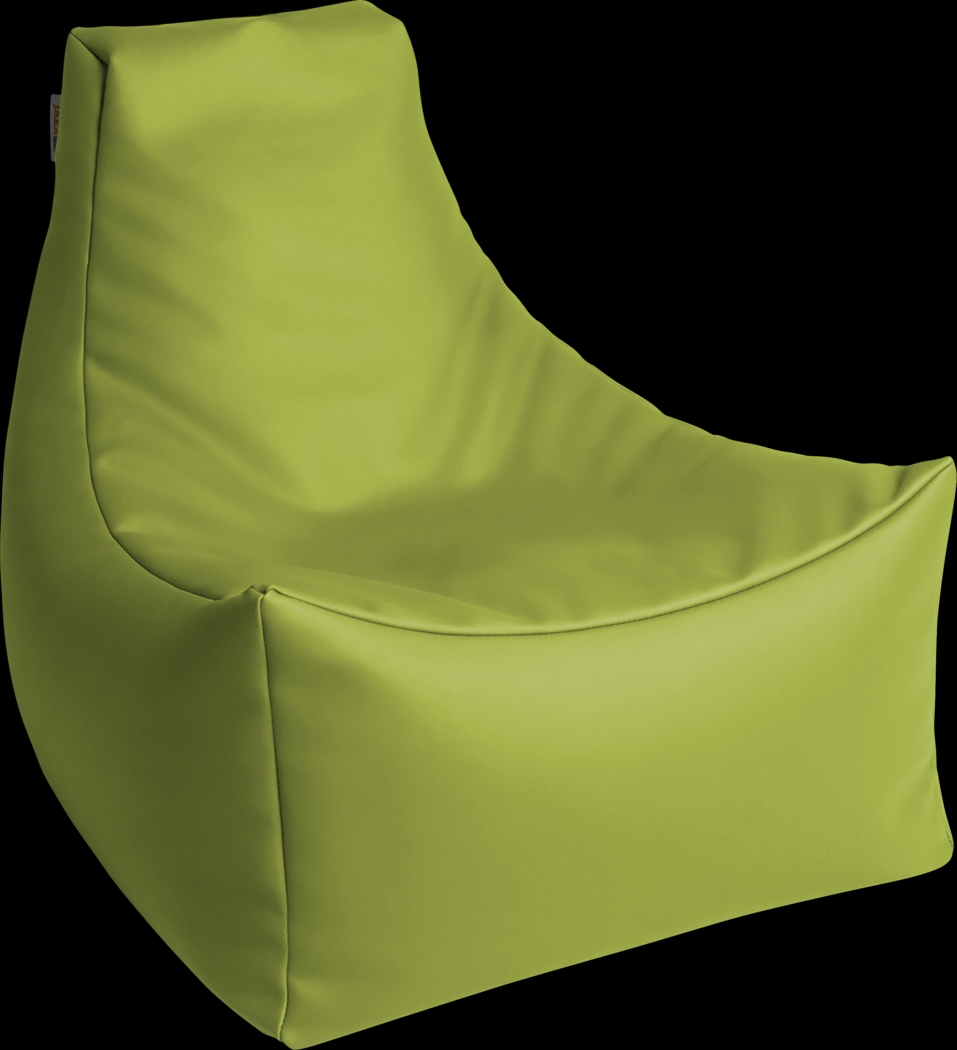 Kids Wilfy Green Small Bean Bag Chair - Thumbnail - Image 1