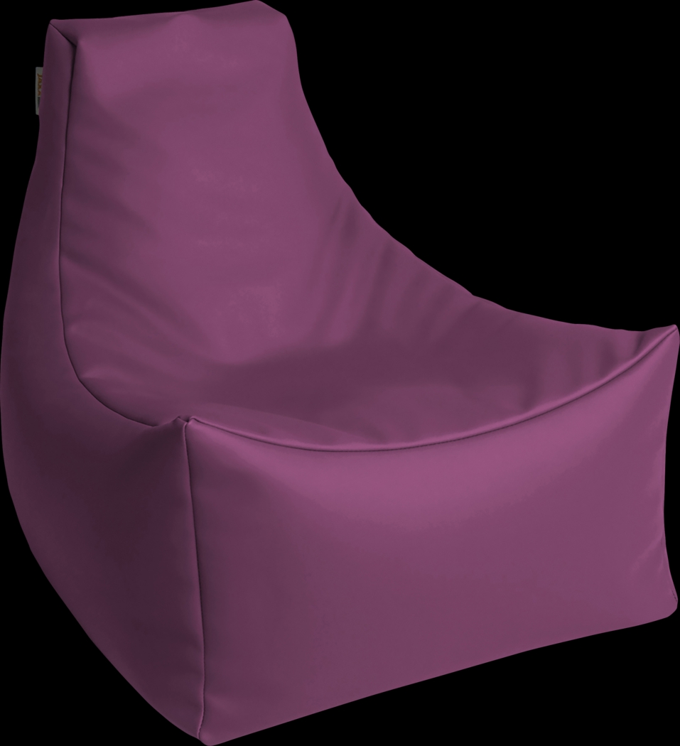 Kids Wilfy Purple Small Bean Bag Chair - Thumbnail - Image 1