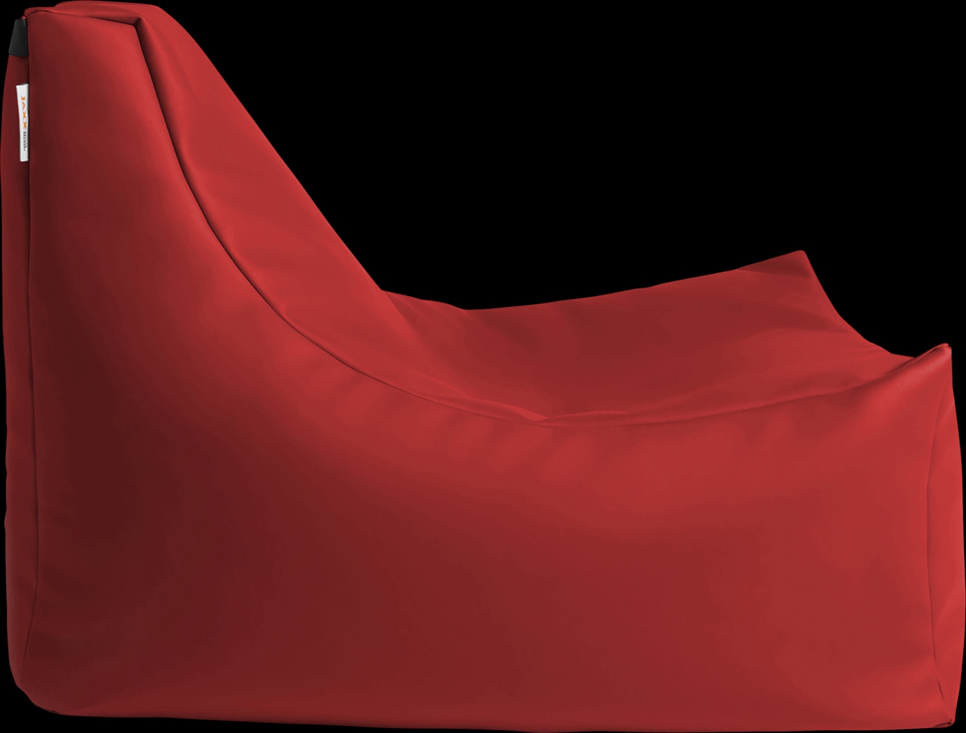 Kids Wilfy Red Small Bean Bag Chair - Thumbnail - Image 3