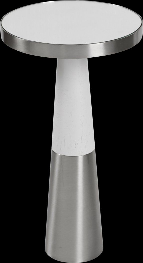 Wilisa White Accent Table - Thumbnail - Image 1