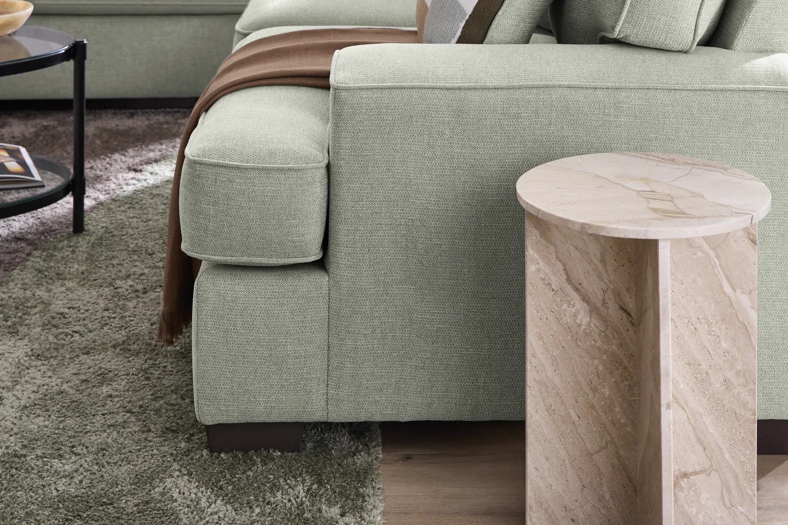 Wilkinson Green Loveseat - Thumbnail - Image 3