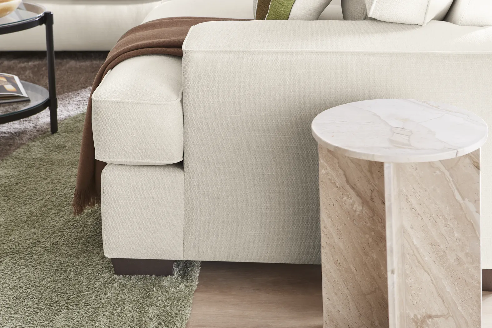 Wilkinson White 2 Pc Living Room - Thumbnail - Image 9