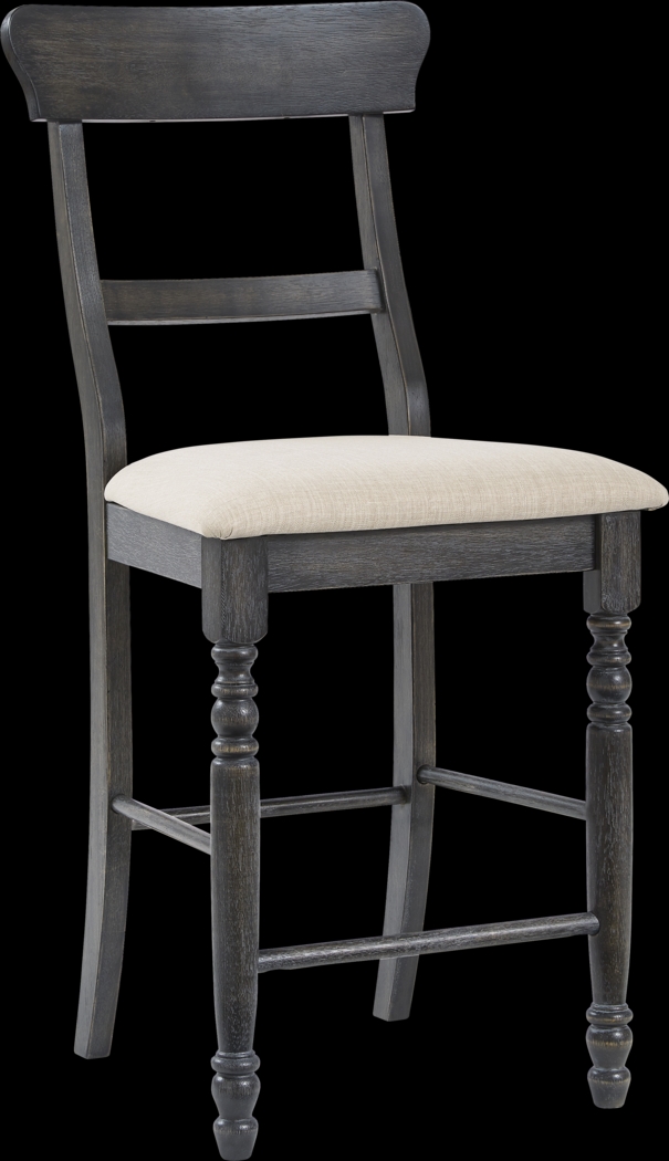 Willamina Black Counter Stool, Set of 2 - Thumbnail - Image 2