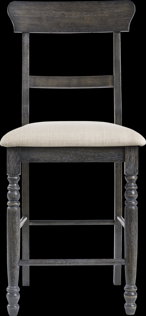 Willamina Black Counter Stool, Set of 2 - Thumbnail - Image 3