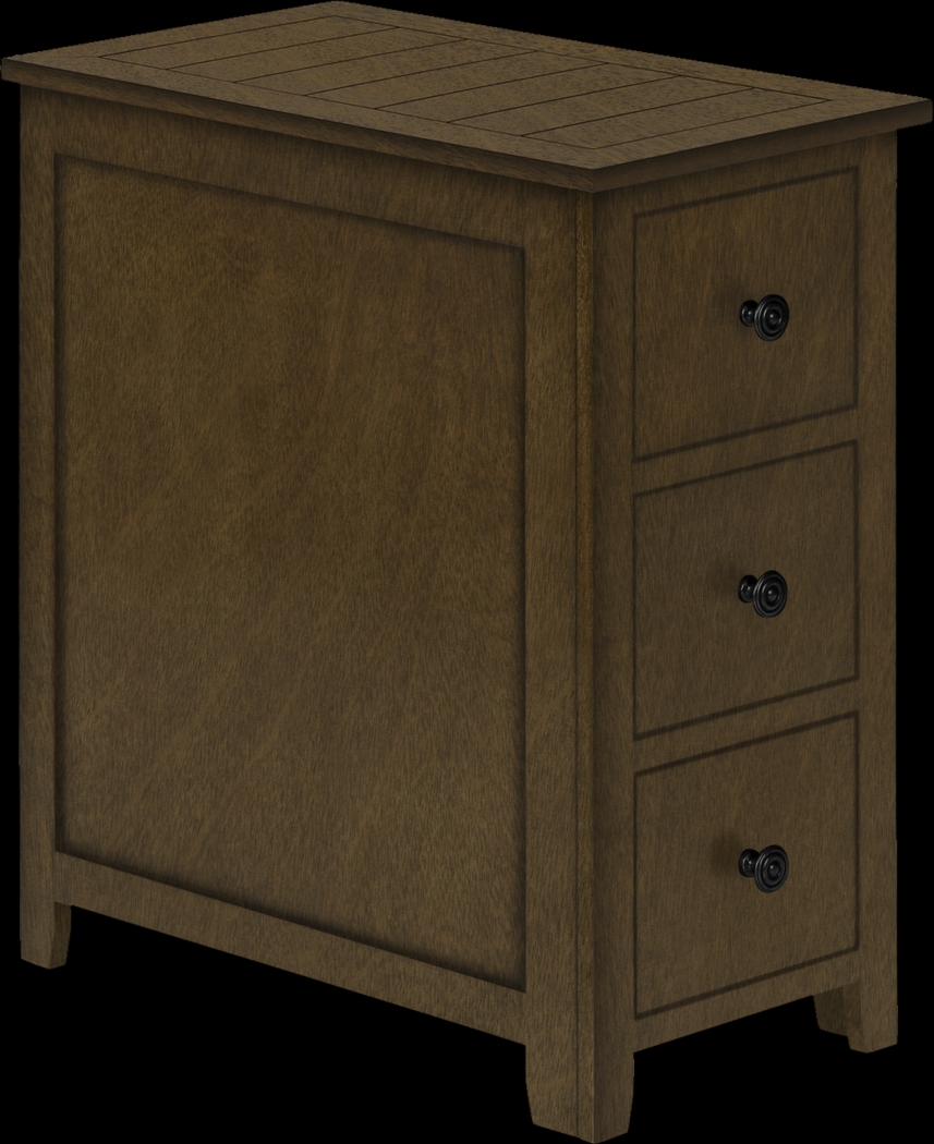 Willaura Espresso Accent Table - Thumbnail - Image 1