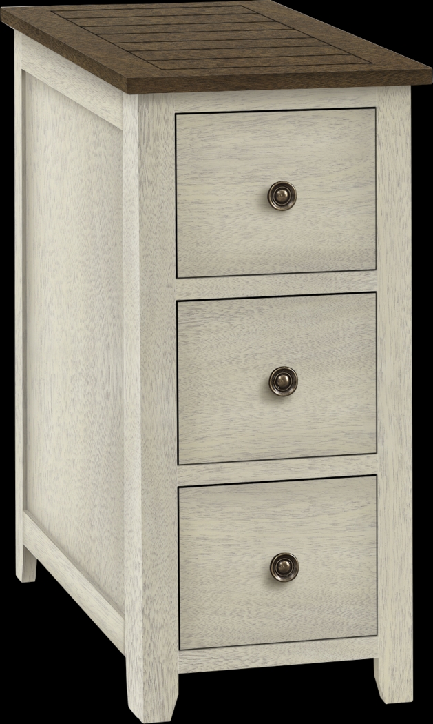 Willaura White Accent Table - Thumbnail - Image 1