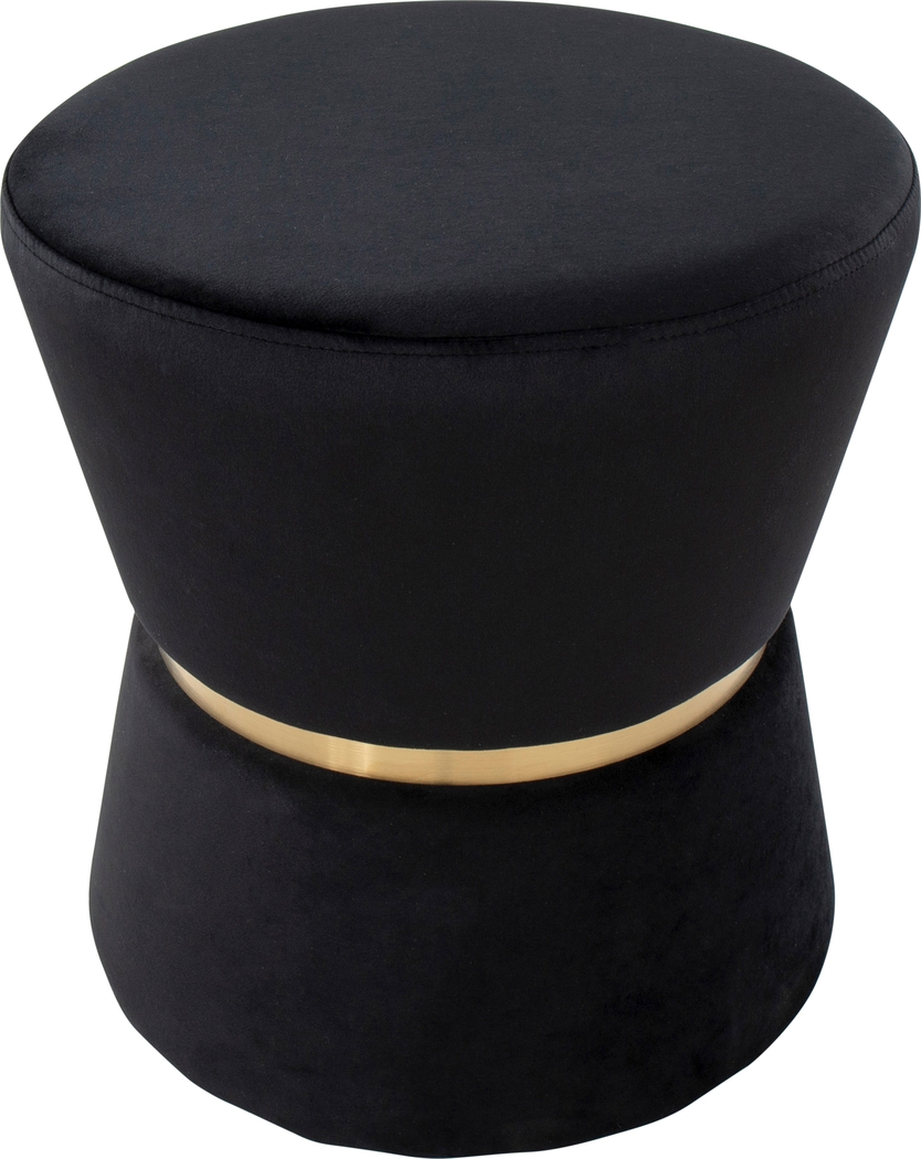 Willella Black Ottoman - Thumbnail - Image 3