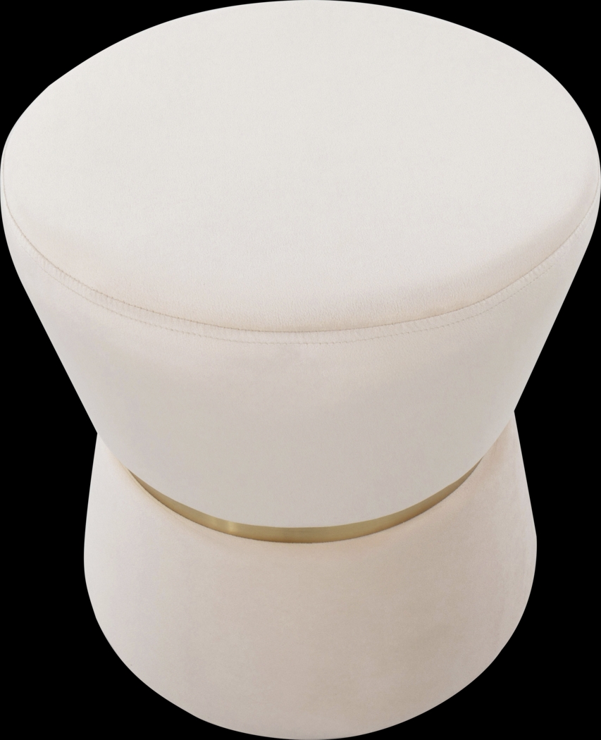Willella Cream Ottoman - Thumbnail - Image 1