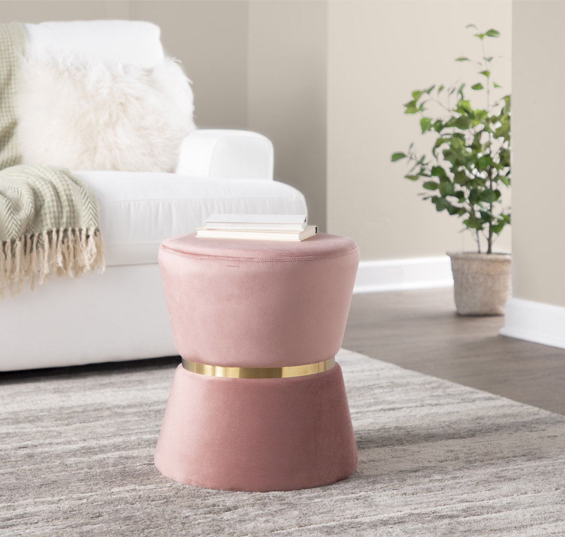 Willella Pink Ottoman - Thumbnail - Image 2