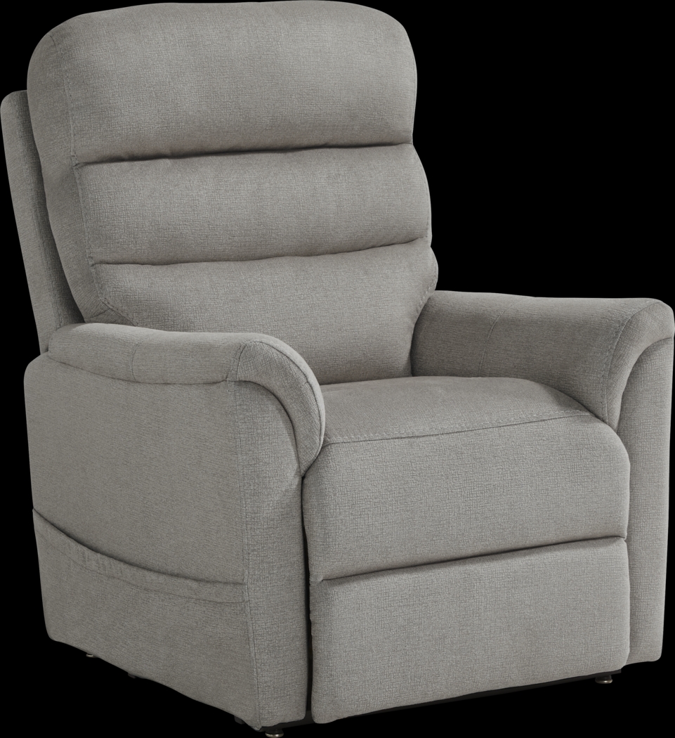 Willeta Gray Power Lift Recliner - Thumbnail - Image 3