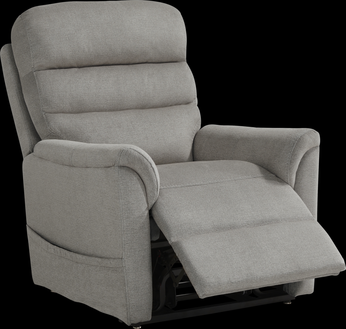 Willeta Gray Power Lift Recliner - Thumbnail - Image 1