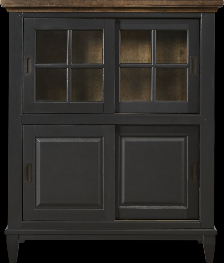 Williamsport Black Cherry Sliding Door Curio - Thumbnail - Image 2