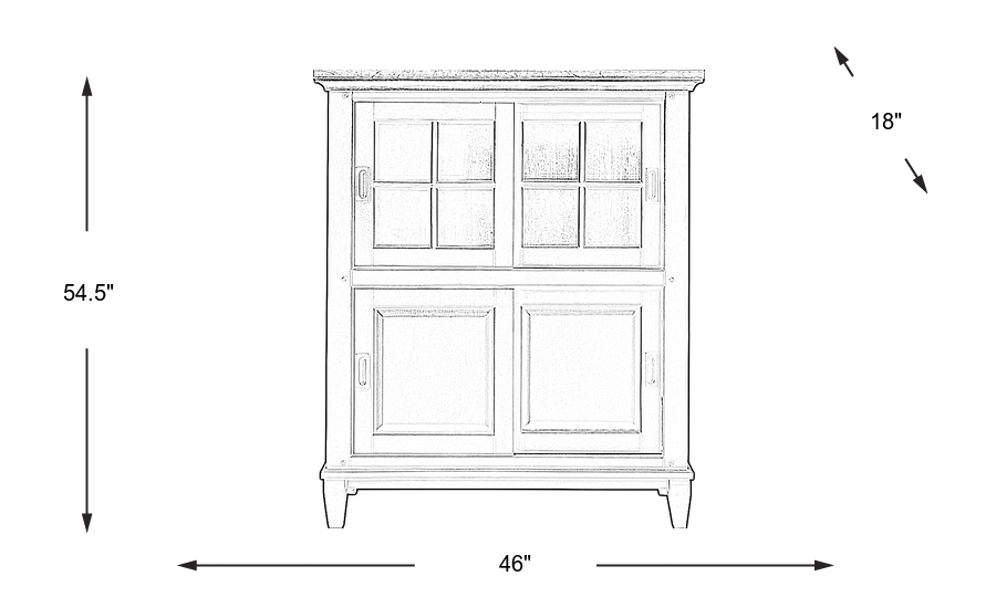 Dimension Image. Please refer to the Dimension Tab on this page for dimension details.