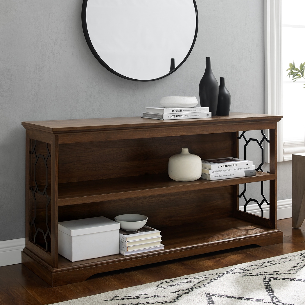 Willilyn Walnut Bookcase - Thumbnail - Image 4