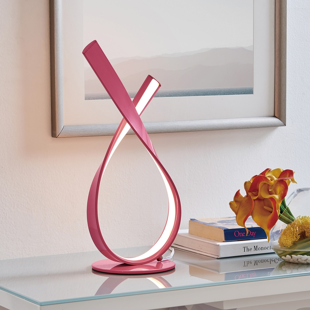 Williston Park Pink Table Lamp - Thumbnail - Image 3
